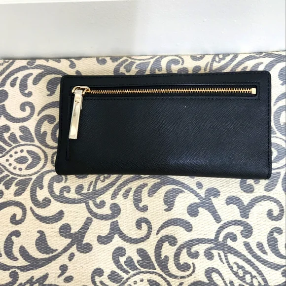 SOLD !!!Kate Spade Black & Gold Wallet/Purse - Picture 4 of 4